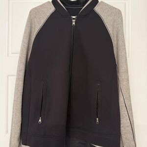 Lululemon Black and Gray Zip-Up Jacket